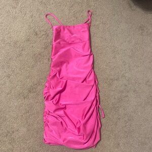 Hot Pink Mini Dress